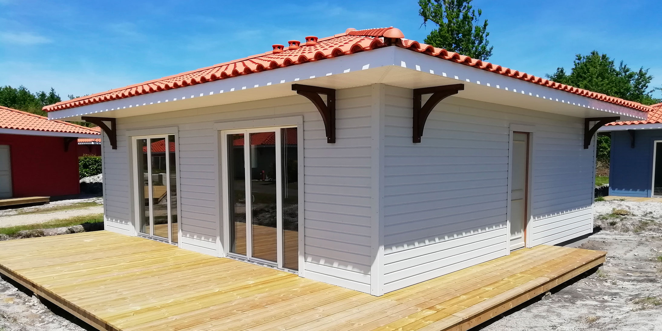 Ossabois va réaliser la construction bois de 22 cottages pour la résidence de tourisme Le Hameau de l’Aouchet à Parentis-en-Born.