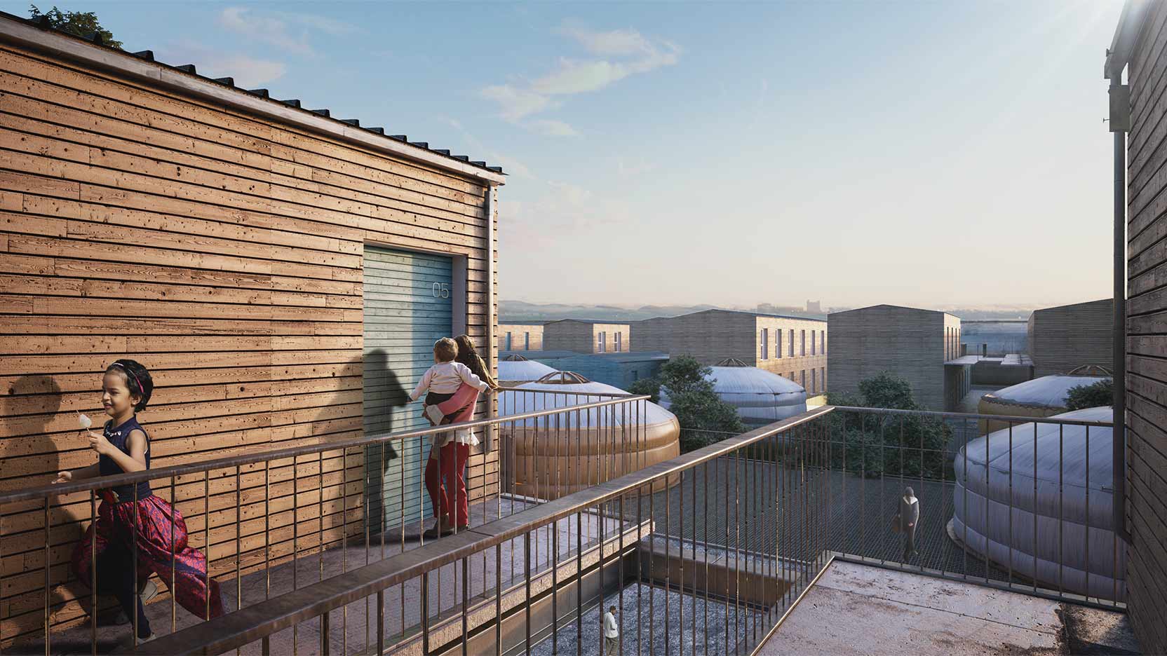 Centre d’Hébergement d’urgence pour migrants à Ivry sur Seine (94)