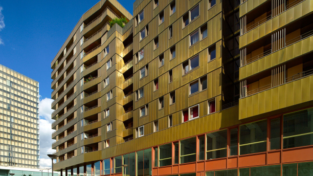 Construction mixte bois béton