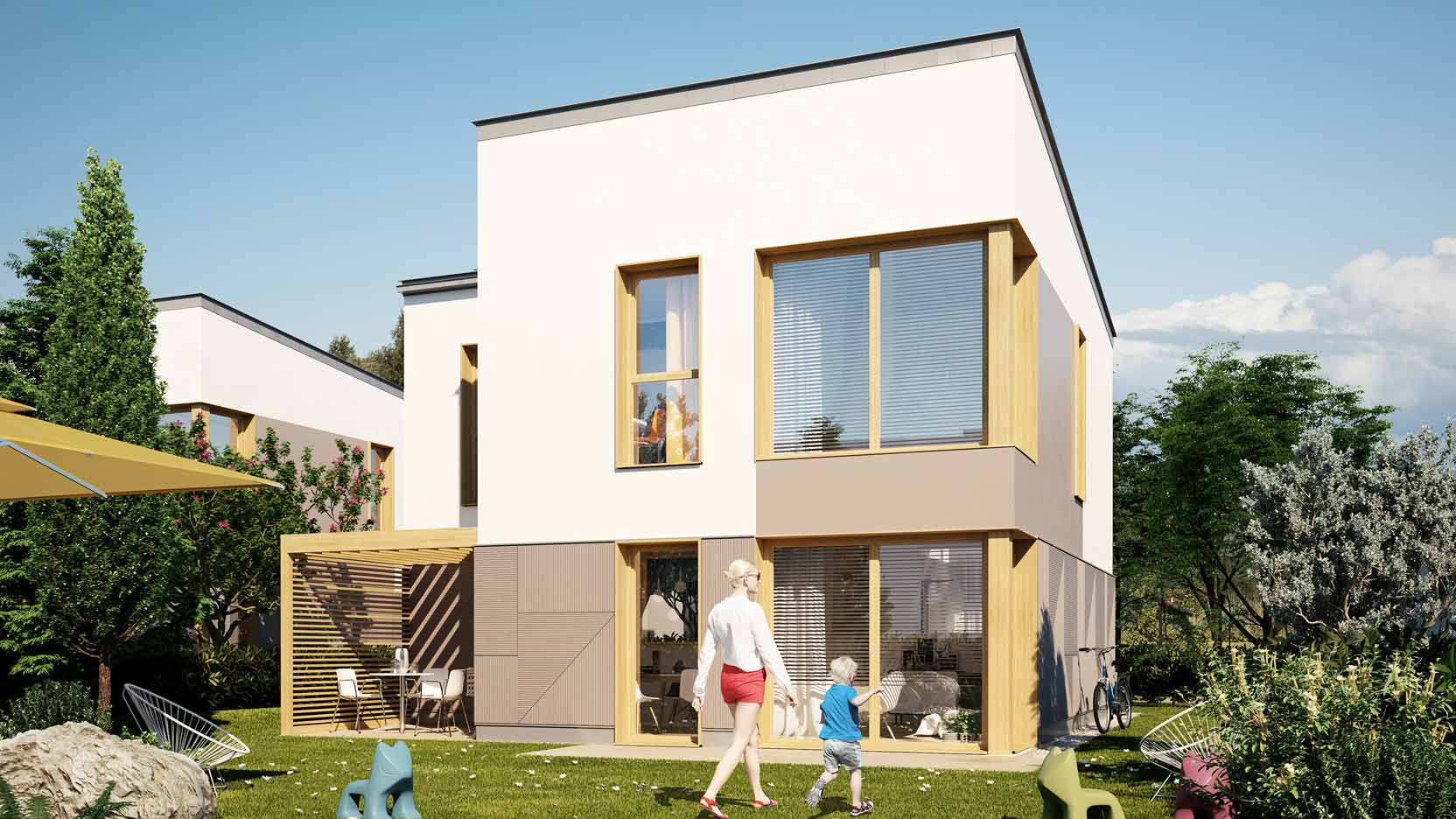 Garden Wood : Ossabois va construire 32 maisons individuelles groupées à Bussy Saint Georges, en Seine-et-Marne