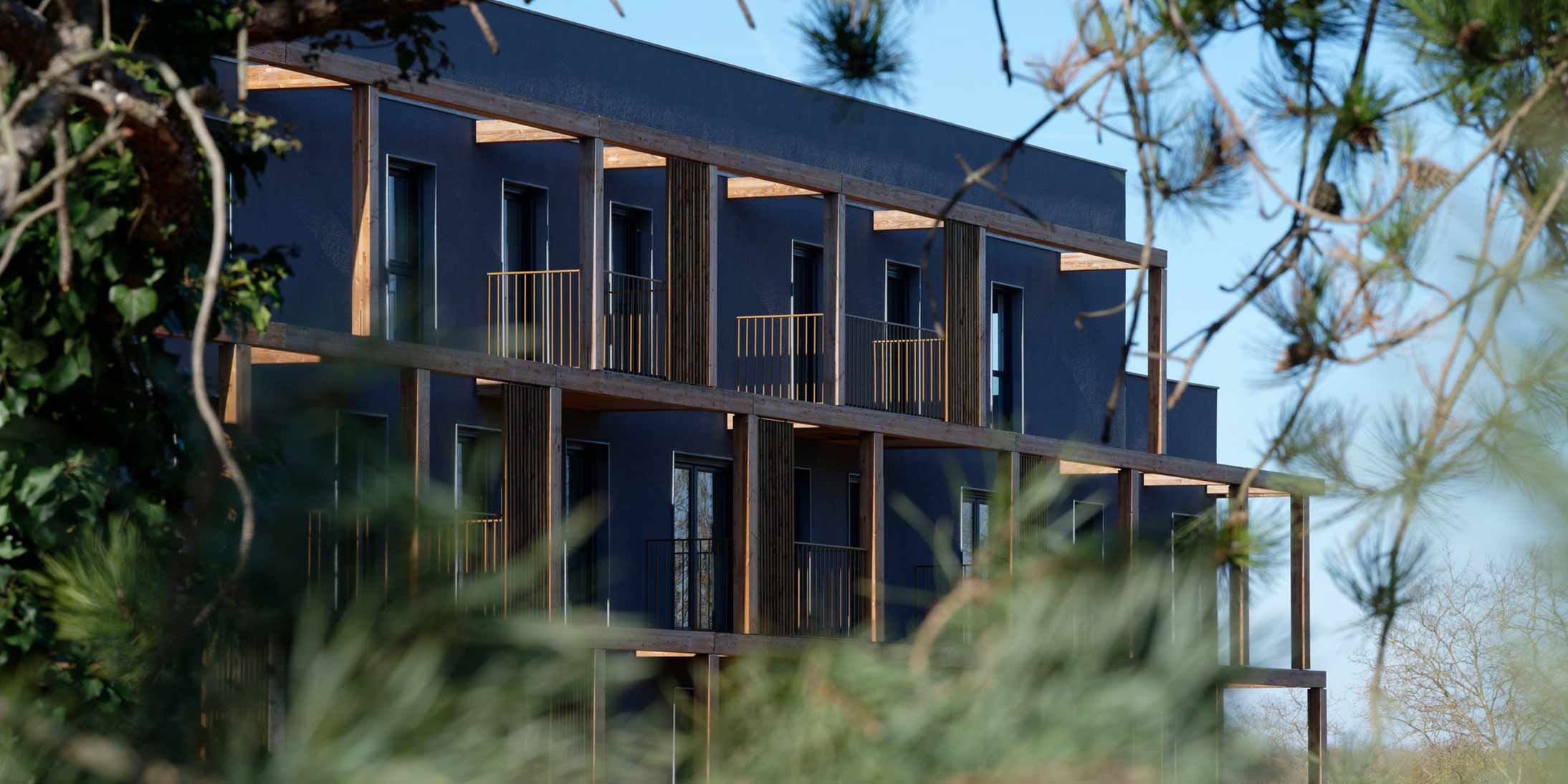 Pitch Promotion a confié à Ossabois la réalisation des façades en structure bois à Torcy sur la zone d’aménagement concerté des Coteaux.