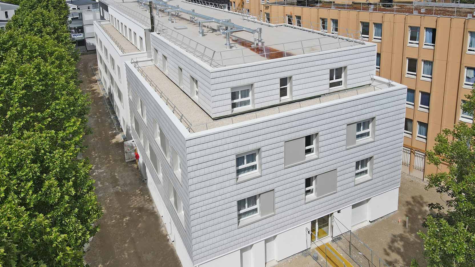 283 logements en modulaire bois en R+3 à Sartrouville : découvrez la nouvelle référence en logements collectifs d'Ossabois, leader de la construction bois.
