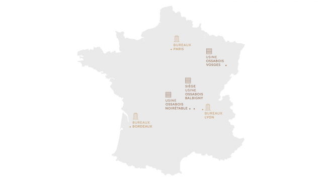 Implantations, toutes nos usines en France