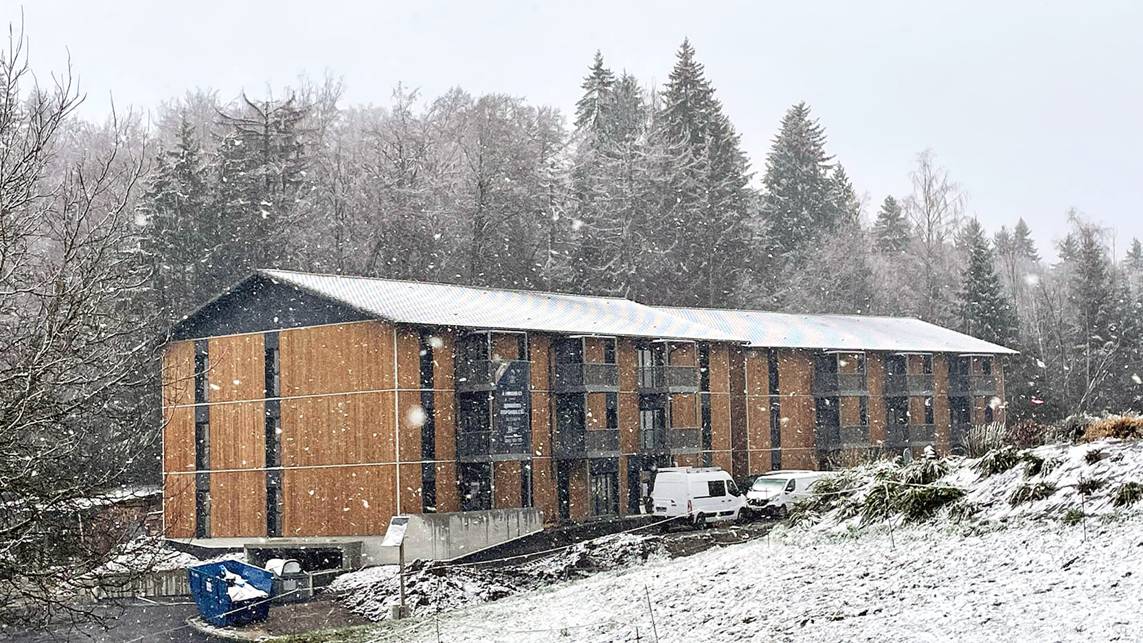 Ossabois réalise Accord Boisé, un programme de 34 logements collectifs à Châtillon-sur-Cluses, pour le compte de Edouard Denis.