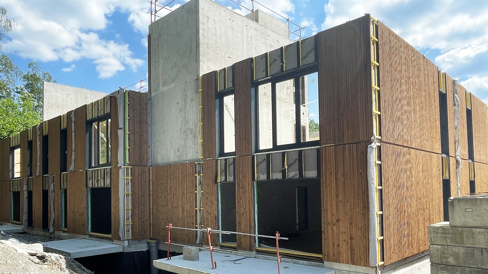 Le chantier des 34 logements collectifs pour le Groupe Edouard Denis à Châtillon-sur-Cluses est lancé !