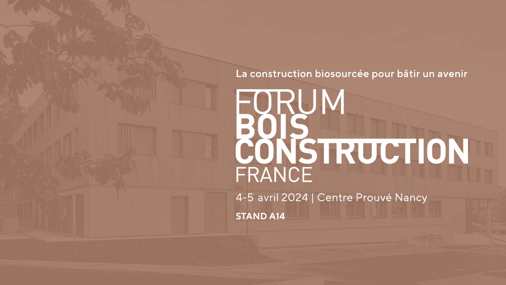 Rencontrez les équipes d’Ossabois au Forum Bois Construction au Centre Prouvé de Nancy !