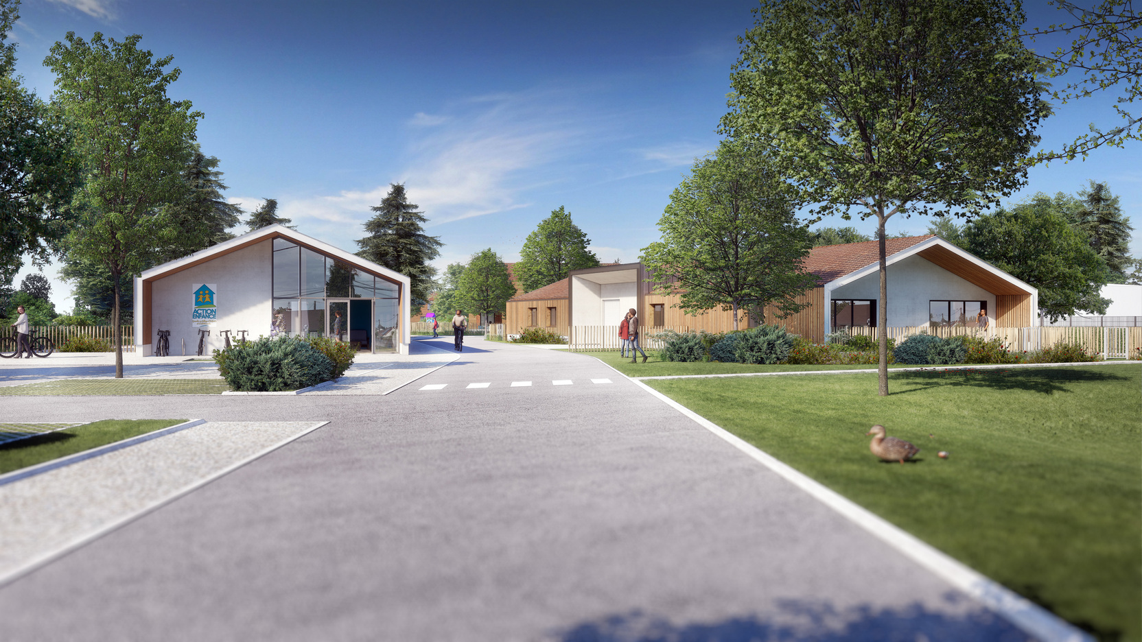 Chantier en vue ! Nous allons réaliser un nouveau Village d’Enfants et d’Adolescents d’ACTION ENFANCE pour CAREIT Promotion, à Tigy dans le Loiret