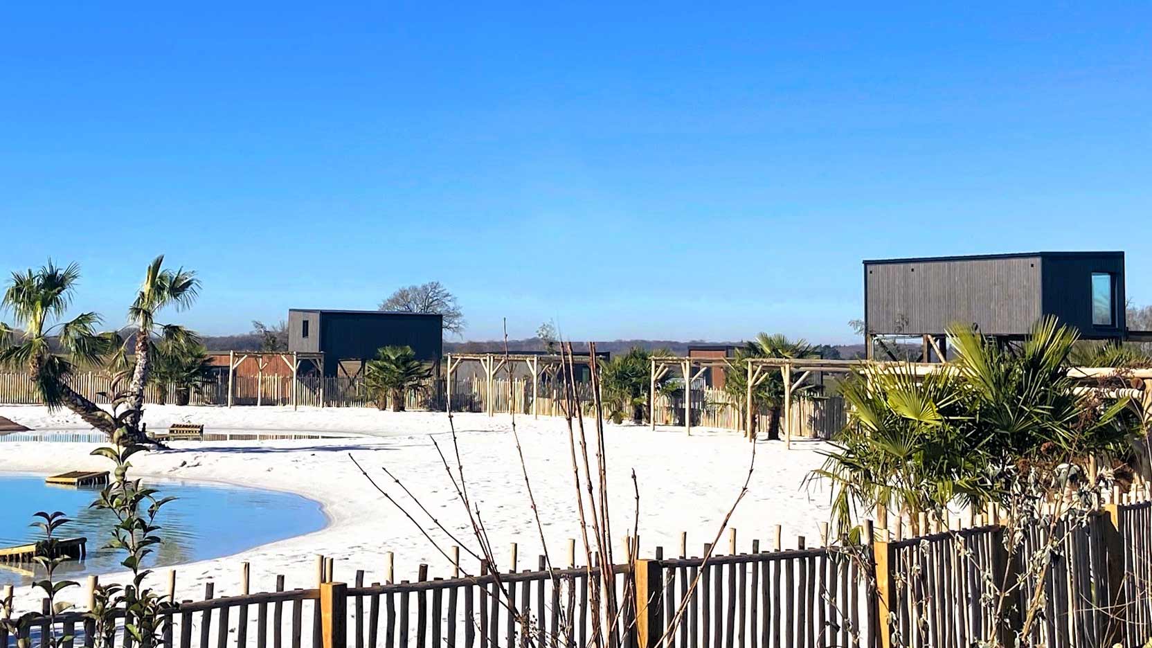 Nous avons terminé la pose de tous nos modules pour le village flottant de Pressac !