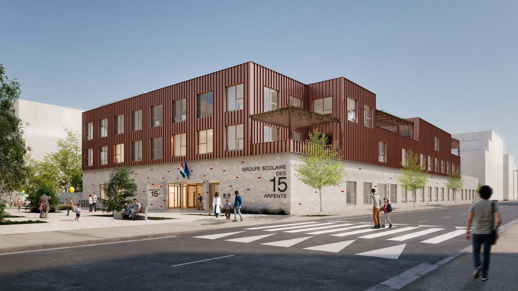 Ossabois réalise un groupe scolaire bois 100 % hors-site à Orly