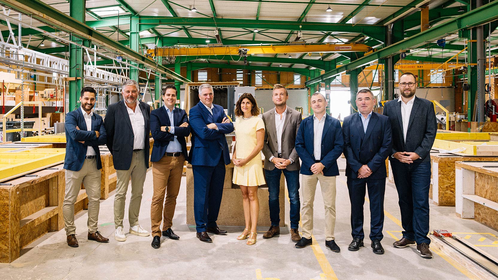 L’équipe de direction d’Ossabois, engagée dans le développement de la construction bois hors-site.