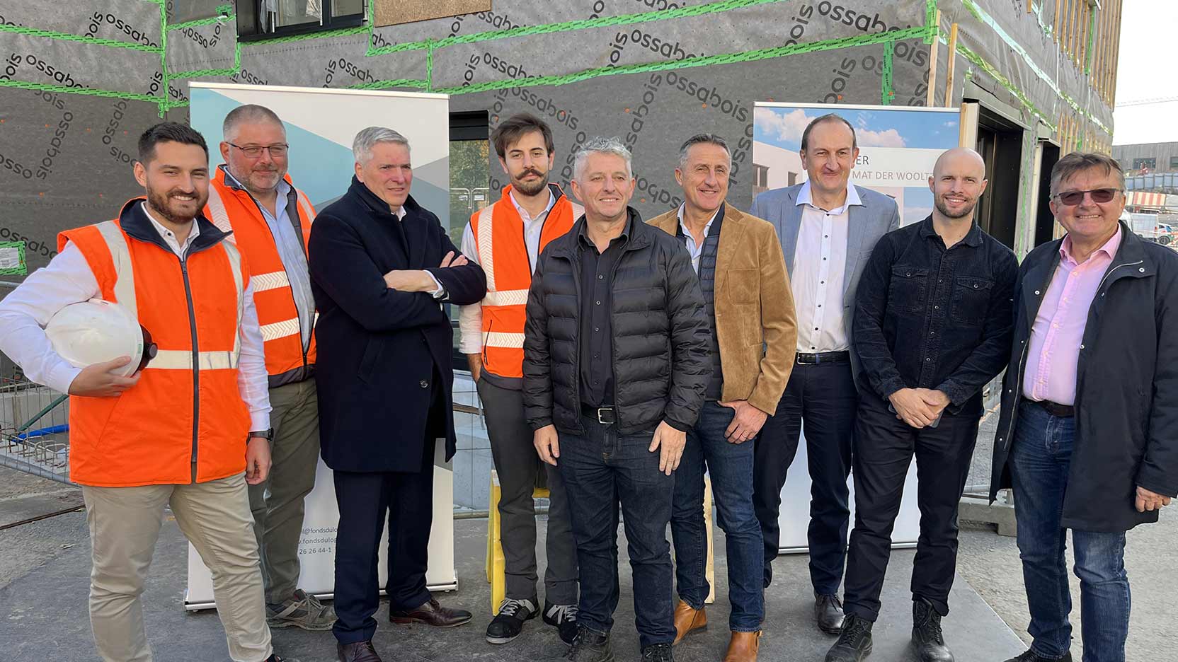 Lancement officiel de la construction de 42 logements modulaires bois au Luxembourg