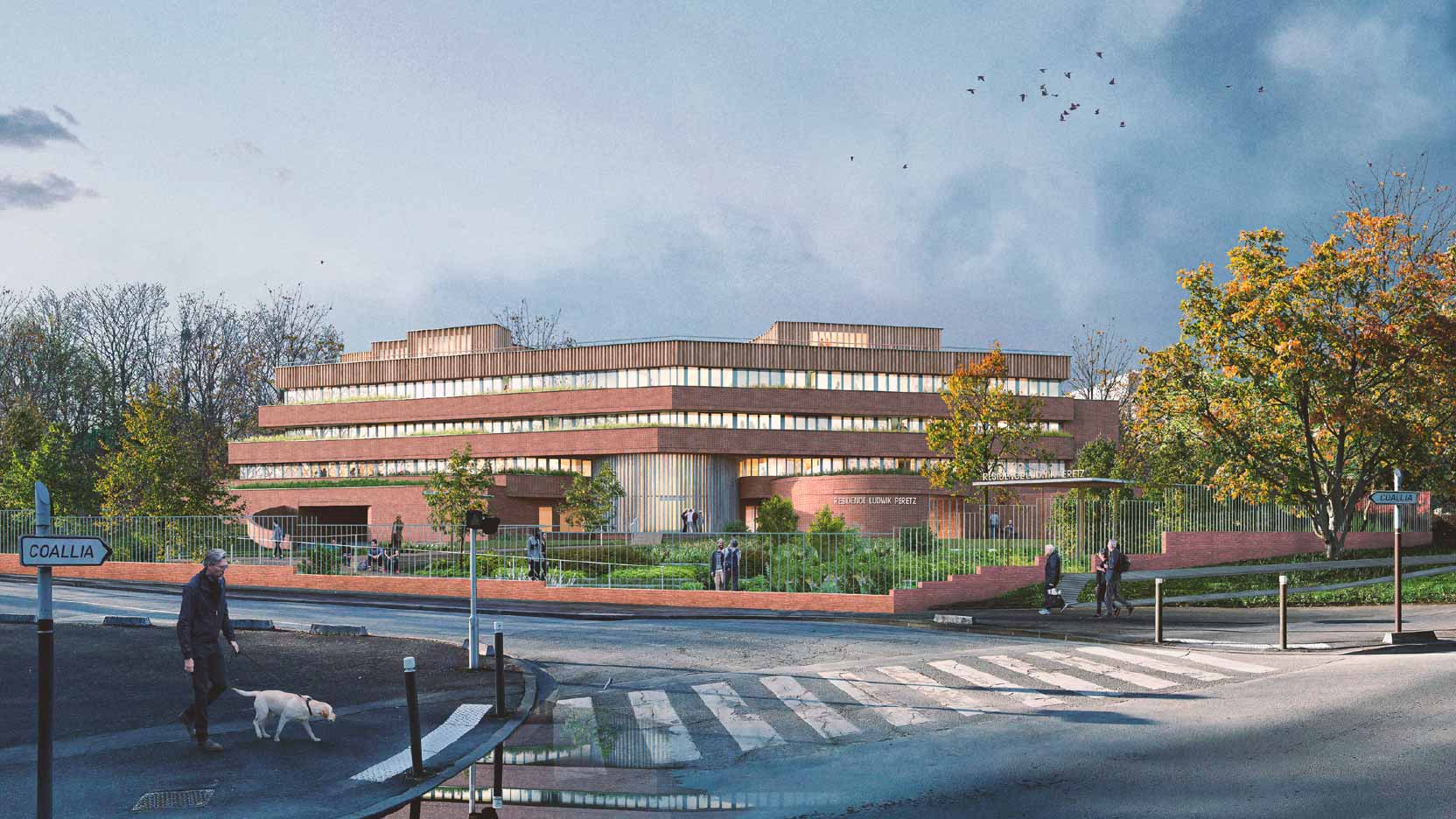 Surélévation bois du bâtiment Bison Futé à Rosny-sous-Bois pour une résidence sociale de 169 logements par Ossabois