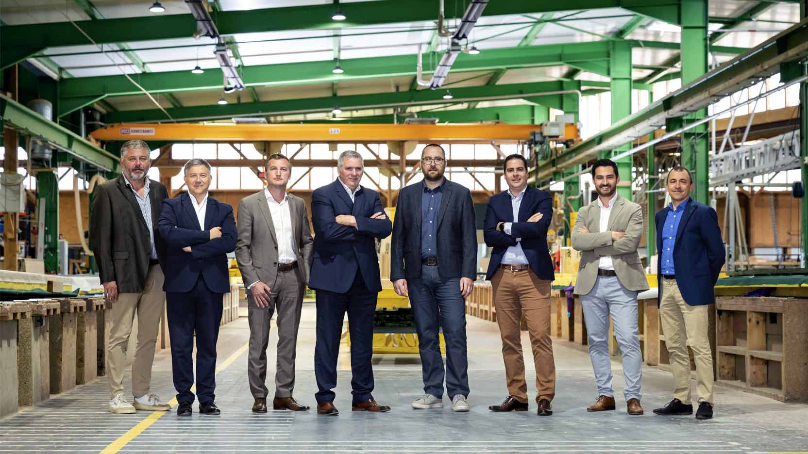 L'équipe de direction d'Ossabois, constructeur hors-site bois